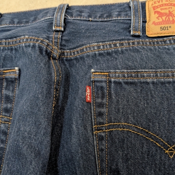 Levi's 501 Denim Jeans Mens 36x30 Measured - Picture 7 of 7